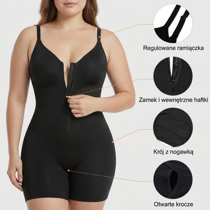 Shaperka™ Body Modelujące 360° z Zamkiem i Przedłużoną Nogawką